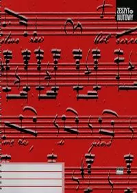 Zeszyt nutowy A4, stojący. 12 linii (na spirali) - tantis.pl