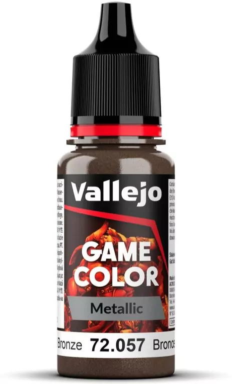 Vallejo: 72.057 - Game Color - Metallic - Bright Bronze (18 ml) - tantis.pl