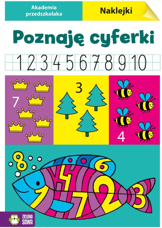 Poznaję cyferki. Akademia przedszkolaka - tantis.pl