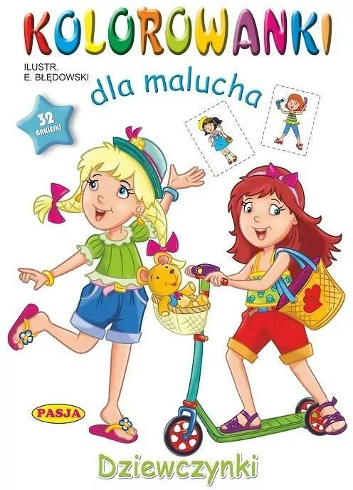 Dziewczynki. Kolorowanki dla malucha - tantis.pl