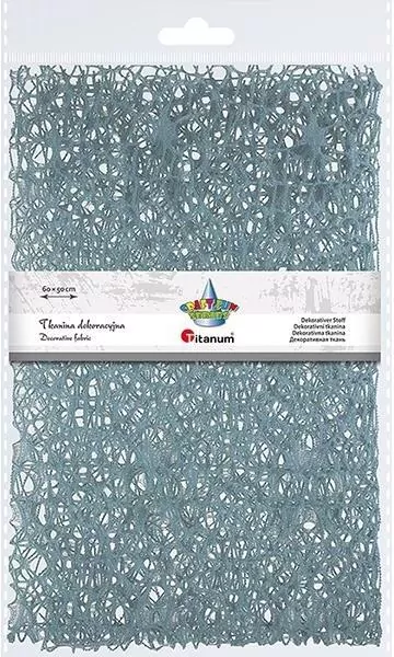Tkanina dekoracyjna niebieska dymna 60x50cm - tantis.pl