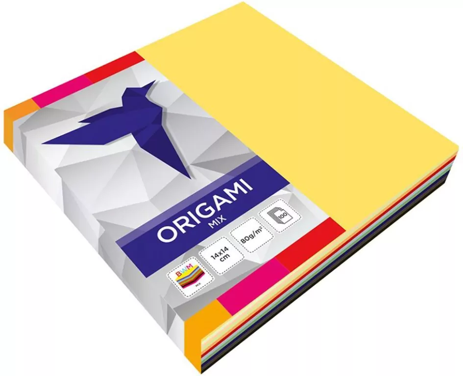 Interdruk. Origami 14x14cm, 100K, mix - tantis.pl