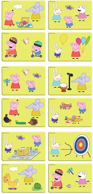 Trefl. Puzzle magnetyczne. Zabawy Peppy - tantis.pl