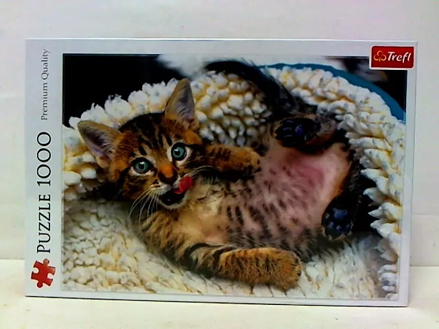 Puzzle 1000. Wesoły kotek. 10448 - tantis.pl