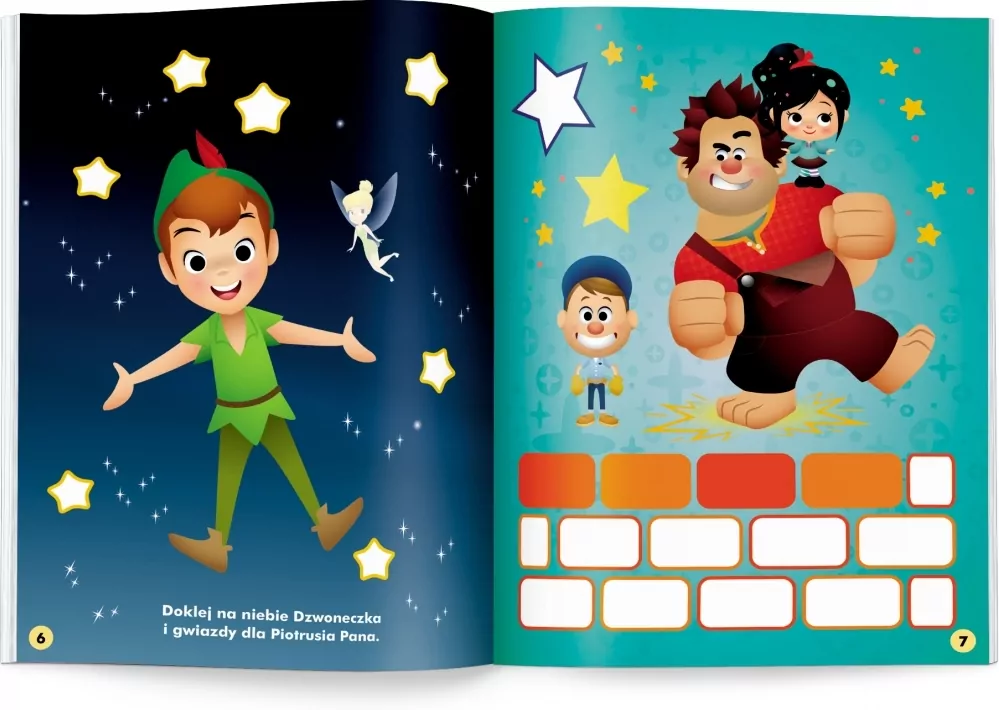 Kształty. Uczę się i naklejam. Disney Maluch FIG-9202 - tantis.pl