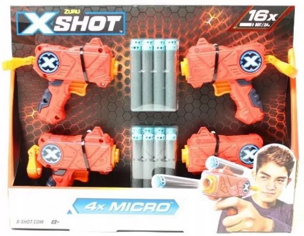Zestaw wyrzutni Excel Micro 4-pak 16 strzałek - tantis.pl