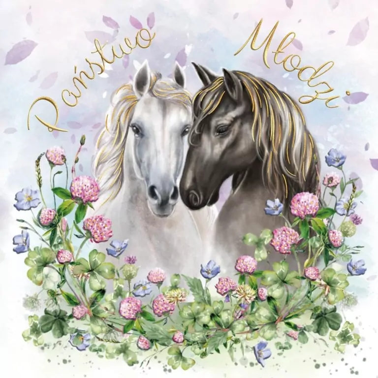 Karnet KW ślub konie - tantis.pl