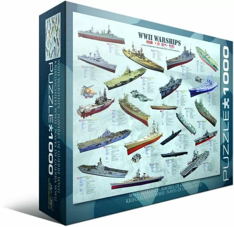 Puzzle 1000. Statki WWII - tantis.pl