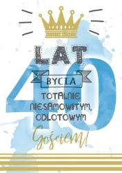 Karnet B6: Urodziny 40