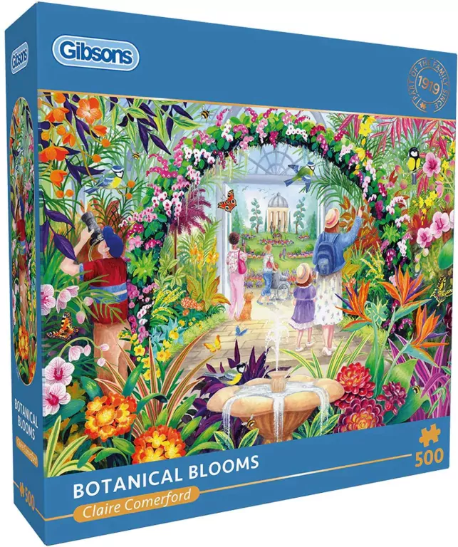 Puzzle 500 Kwiaty botaniczne - tantis.pl