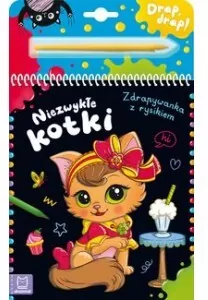 Niezwykłe kotki. Zdrapywanka z rysikiem