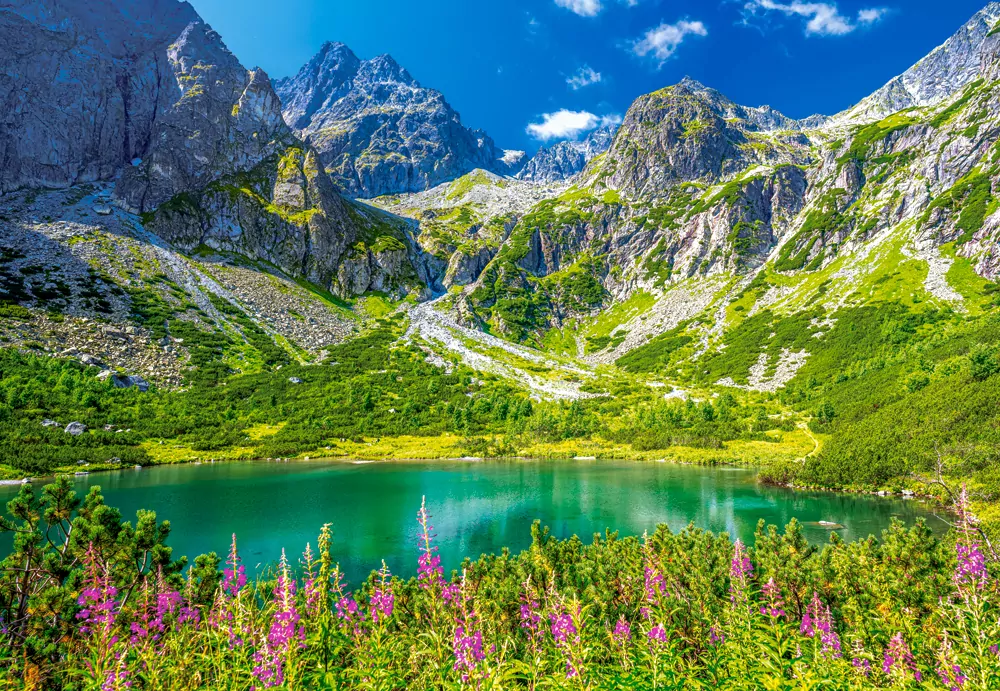 Puzzle 1000. Zelene Pleso, Tatras, Slovakia - tantis.pl