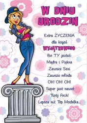 Karnet Comic B6 + koperta, wzór nr 17