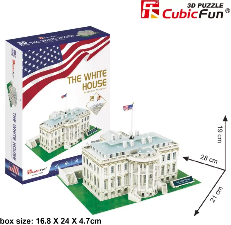 Puzzle 3D. The White House - tantis.pl