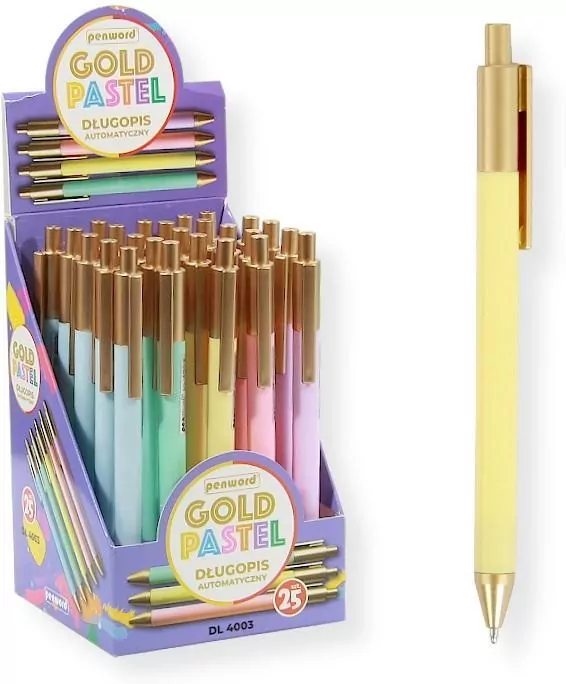 Długopis Gold Pastel - tantis.pl