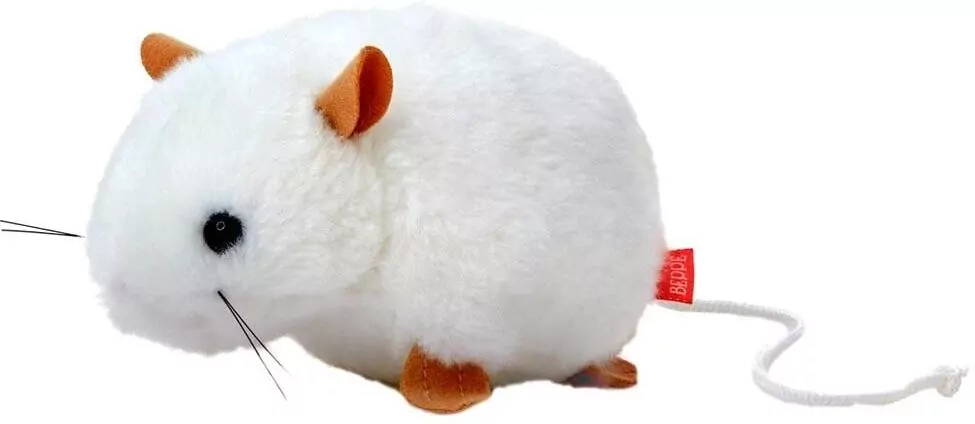 Mysz biała 13cm - tantis.pl
