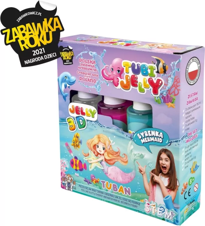 Tubi Jelly 3 kolory. Syrenka - tantis.pl