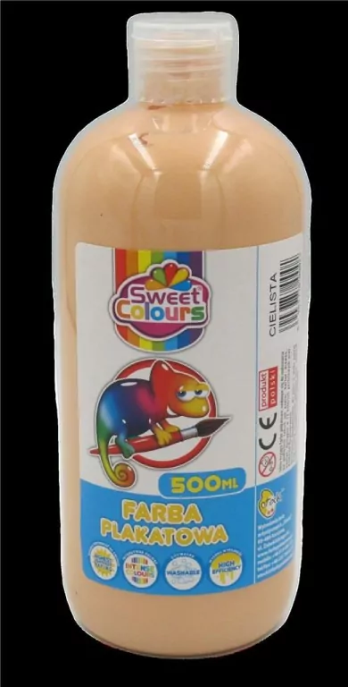 Farba plakatowa cielista 500ml - tantis.pl