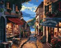 Malowanie po numerach - Francuska ulica 40x50cm - tantis.pl