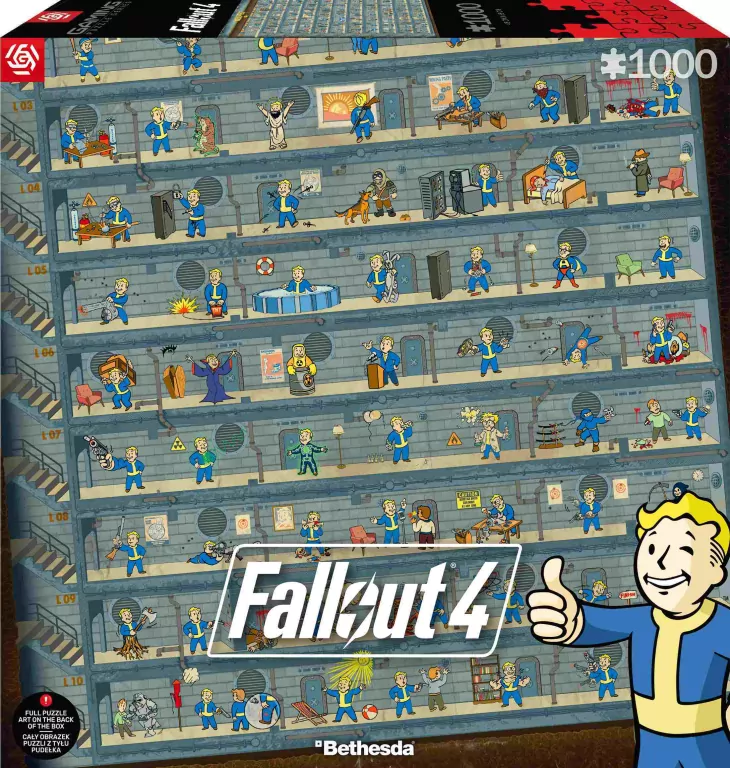 Puzzle 1000 Fallout 4 Perk Poster - tantis.pl