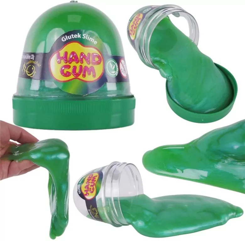 Glutek Slime MrBoo Hand gum zielony 120g - tantis.pl