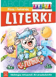 Literki. Piszę i koloruję. Edukacyjne malowanki