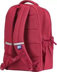 Plecak szkolny żurawinowy OXFORD