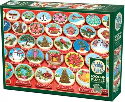 Puzzle 1000 Ciasteczka w kształcie śnieżnej kuli
