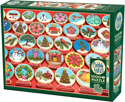 Puzzle 1000 Ciasteczka w kształcie śnieżnej kuli