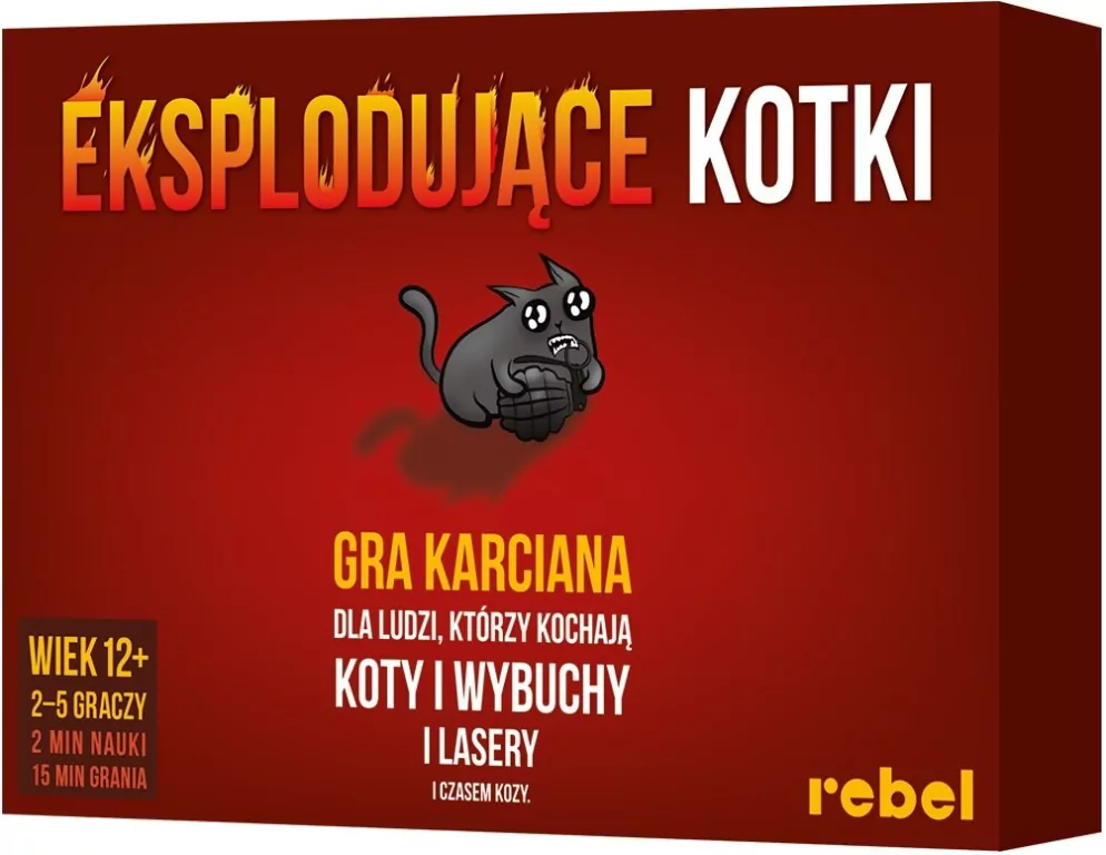 Eksplodujące Kotki. Gra karciana - tantis.pl