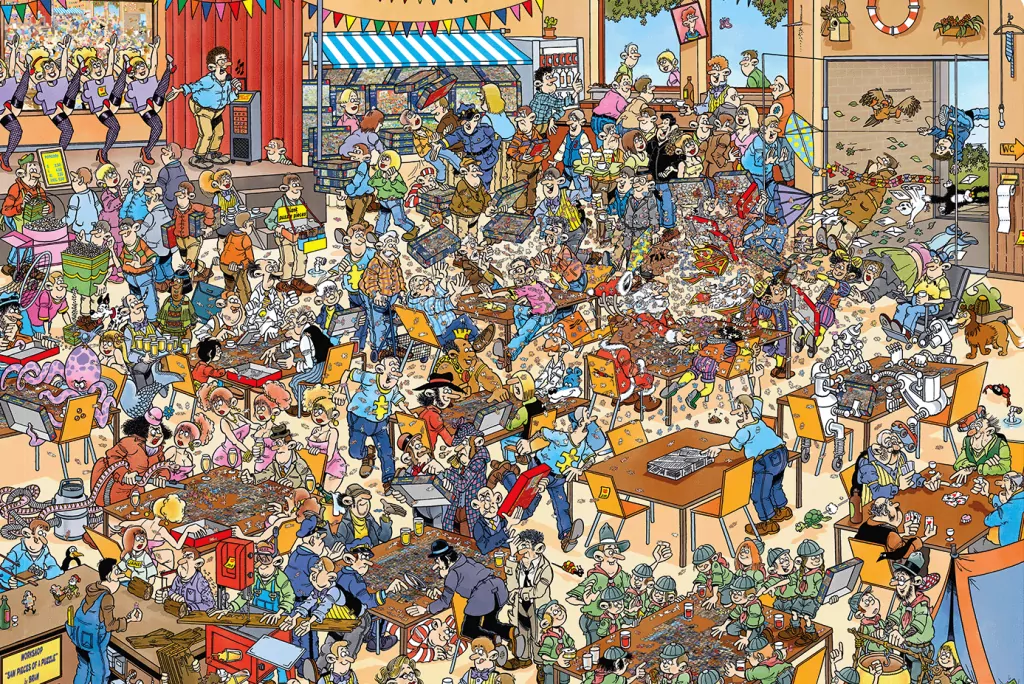 Puzzle 1000. Jan van Haasteren. Mistrzostwa układania puzzli - tantis.pl