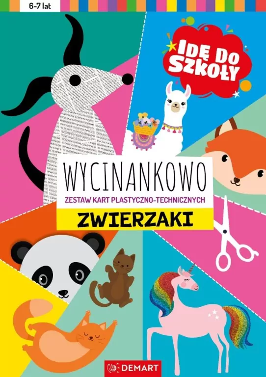 Idę do szkoły. Wycinankowo. Zwierzaki - tantis.pl