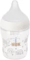 NUK. Perfect Match. Butelka z silikonowym smoczkiem. 150 ml. Tęcza - tantis.pl