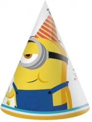 Czapeczki papierowe. Minionki 2