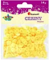 Cekiny 9mm okrągłe pastelowe żółte - tantis.pl