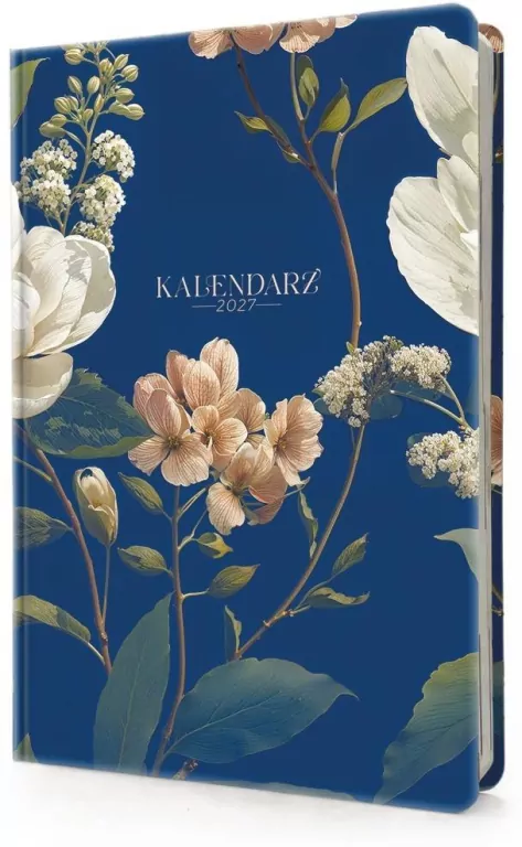Kalendarz 2027 A5 Dzienny Kwiaty - tantis.pl