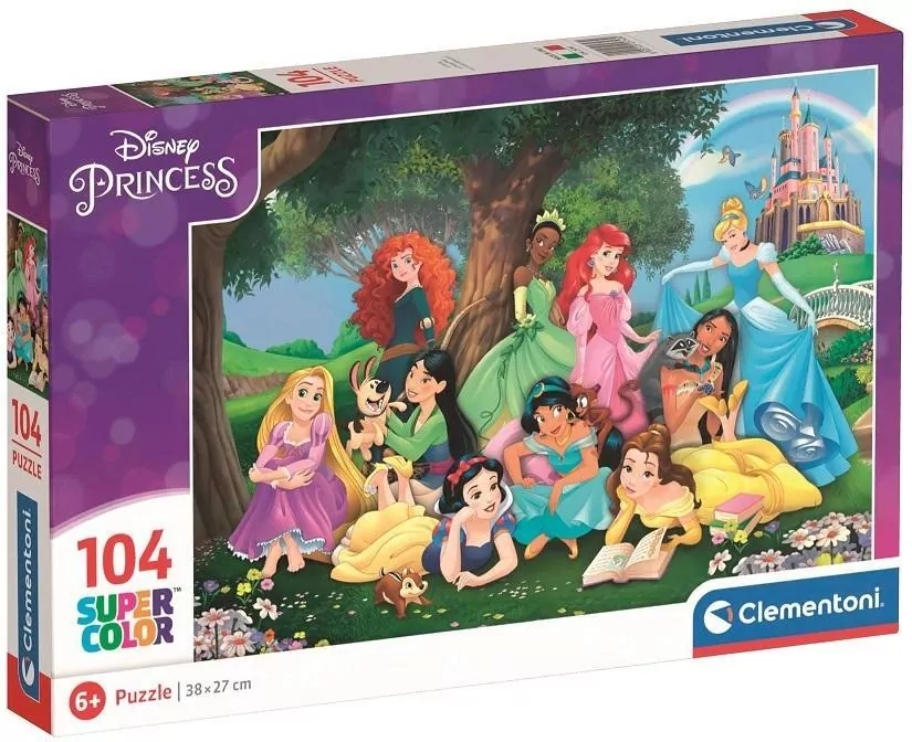Puzzle 104. Super Kolor. Disney Princess. 25743 - tantis.pl