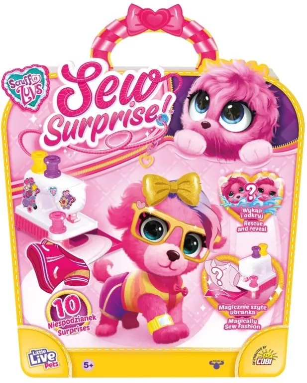 Maskotka Sew Surprise róż. Little Live Pets - tantis.pl