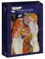 Puzzle 1000 Wodne serpentyny, II Gustav Klimt - tantis.pl