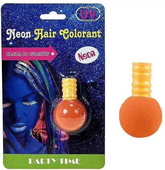 Kreda do malowania włosów UV pomarańczowa - tantis.pl