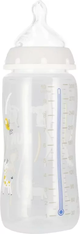 NUK. First Choice. Butelka. 300ml. 0-6 miesięcy. Safarii - tantis.pl