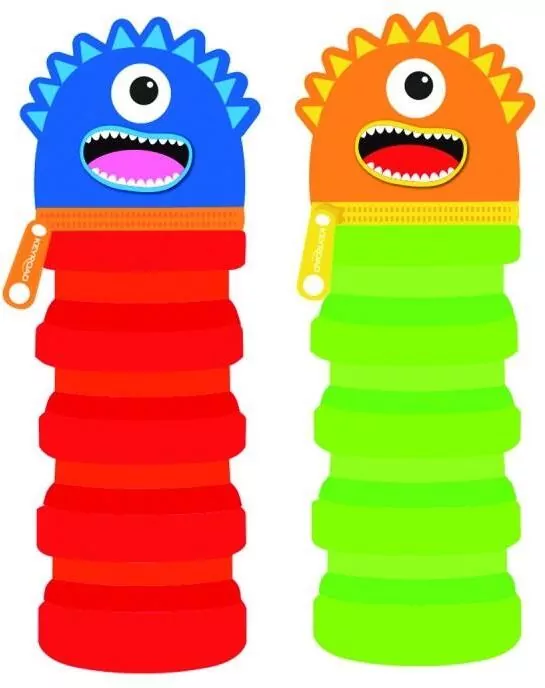 Piórnik silikonowy tuba. Potwory. Mix - tantis.pl