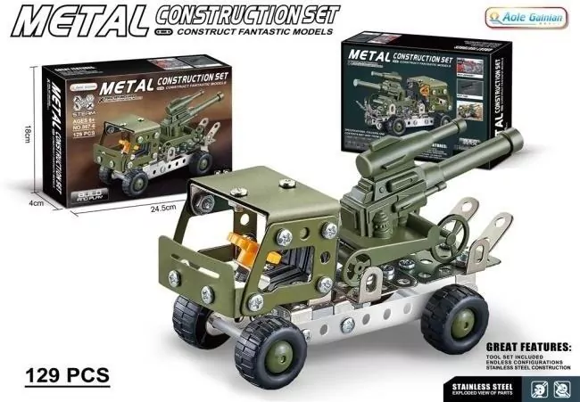 Konstruktor metalowy 129el - tantis.pl