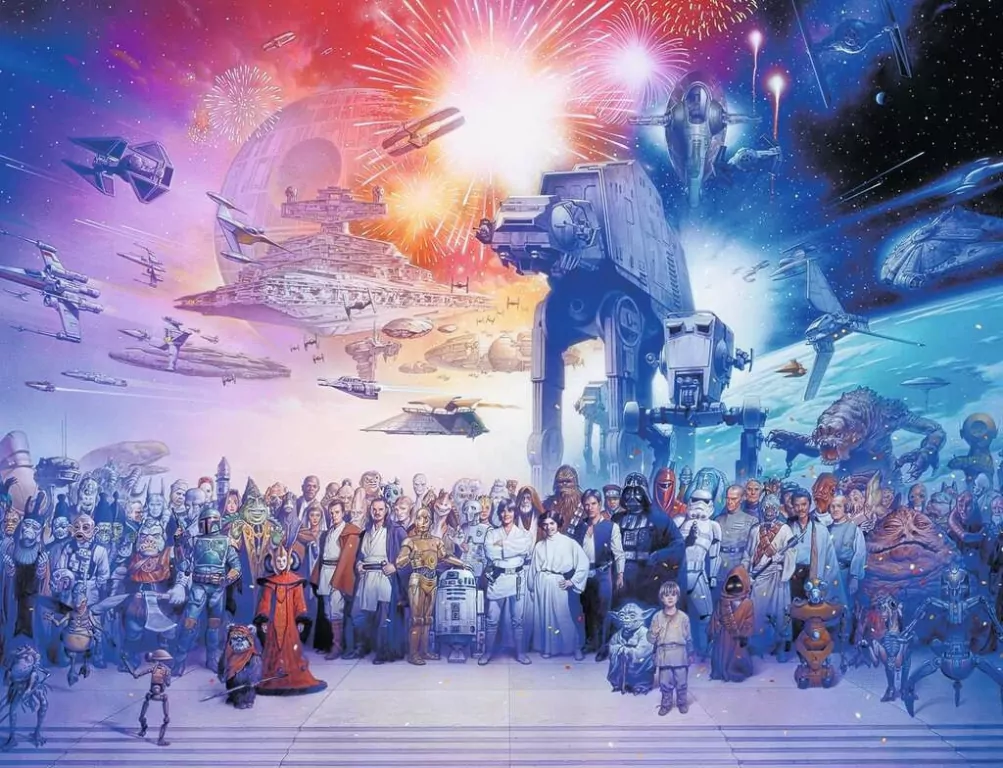 Puzzle 2000 elementów Star Wars Wszechświat - tantis.pl