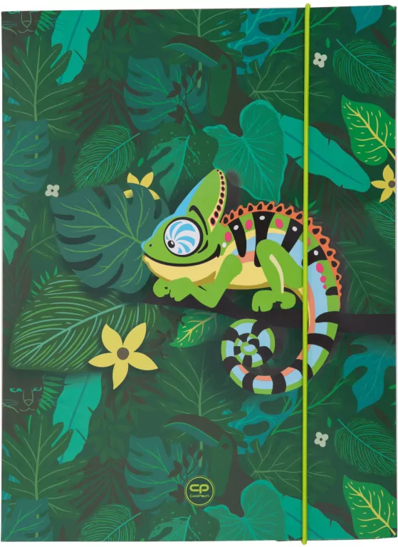 Teczka kartonowa z gumką A4 Coolpack Tropic - tantis.pl