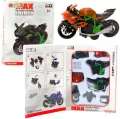 Motocykl do skręcania metalowy 1:14 - tantis.pl