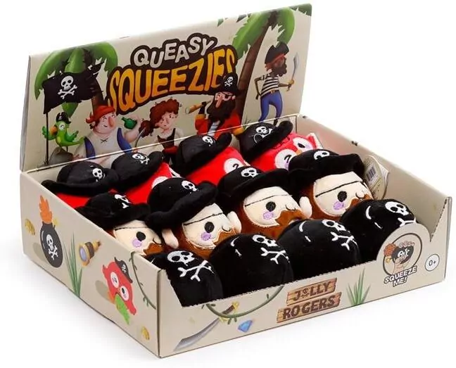 Pluszowa zabawka do ściskania Queasy Jolly Pirate - tantis.pl