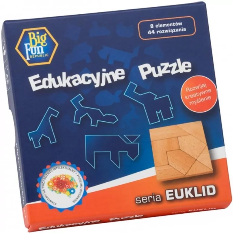 Puzzle drewniane - seria EUKLID - tantis.pl