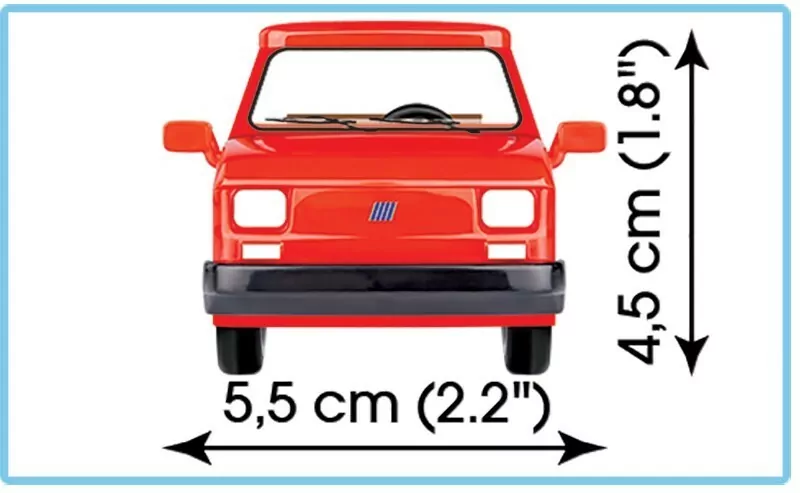 Klocki Cobi. Mały Fiat 126P. 1994 - 1999 - tantis.pl