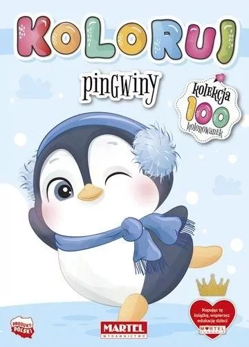 Koloruj. Pingwiny - tantis.pl